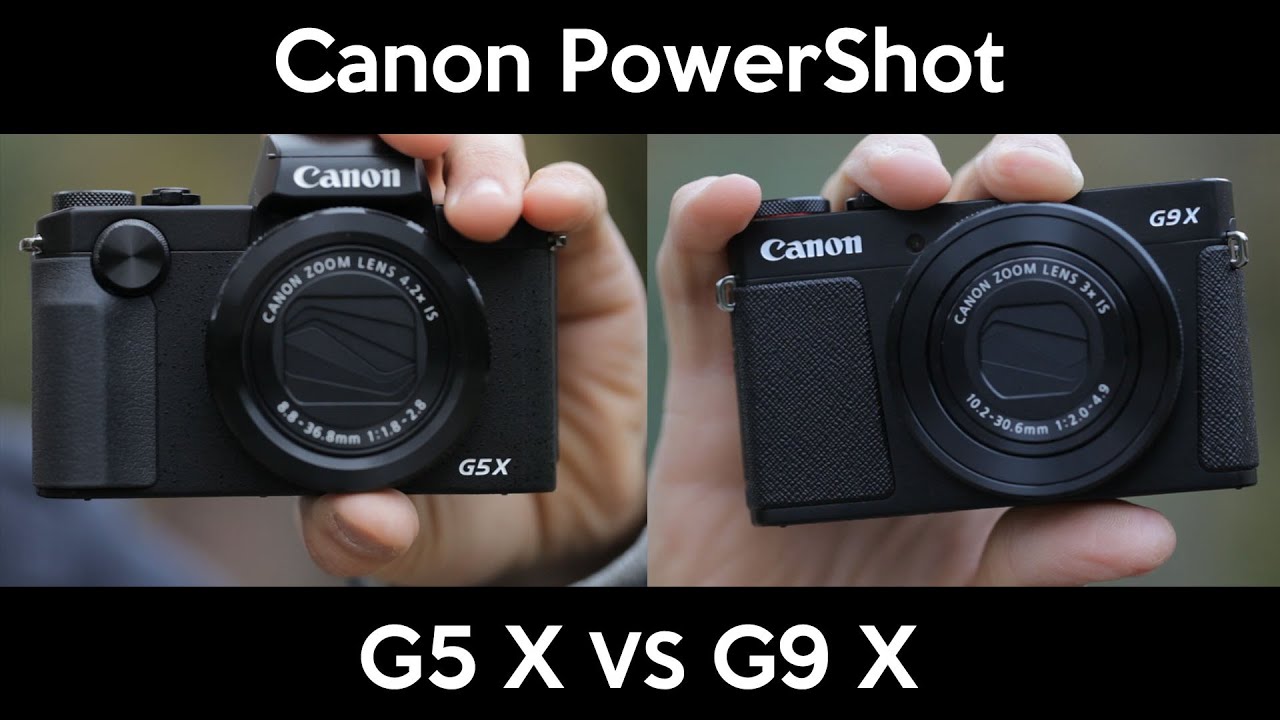 Canon PowerShot G5 X vs. G9 X | hands on | impression | English review