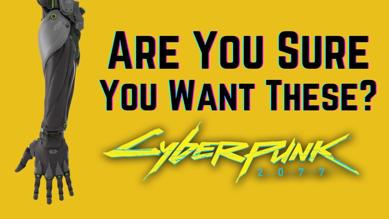 Что если бы у всех нас было кибероружие, как в Cyberpunk 2077?