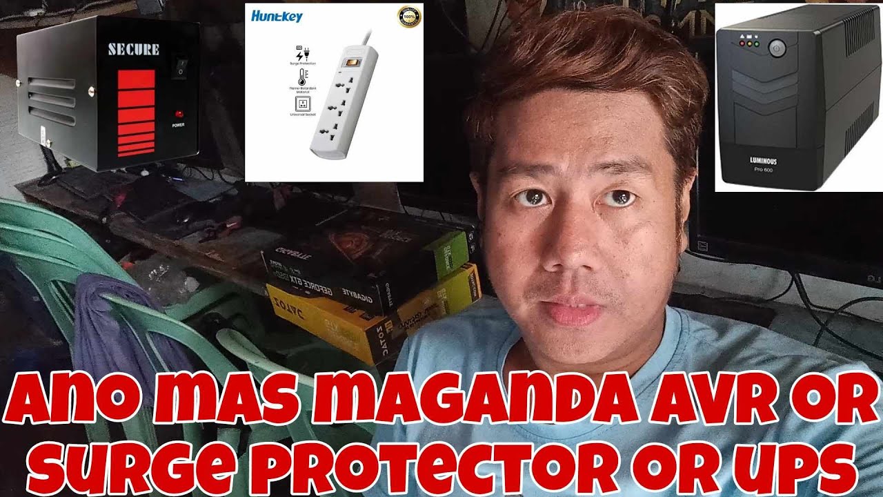 ANO MAS MAGANDA AVR O SURGE PROTECTOR OR UPS, AVR VS SURGE PROTECTOR VS UPS SAN MAS PROTEKTADO PC MO
