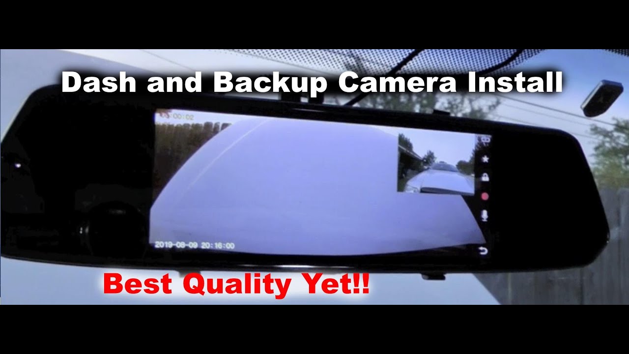 Ford Crown Vic dash and reverse view back up camera install