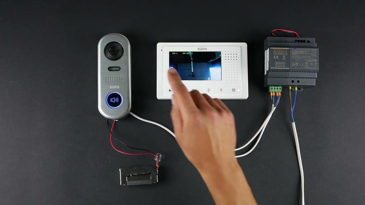 Instrukcja podłączenia zestawu VDP-62A5 | Eura-Tech