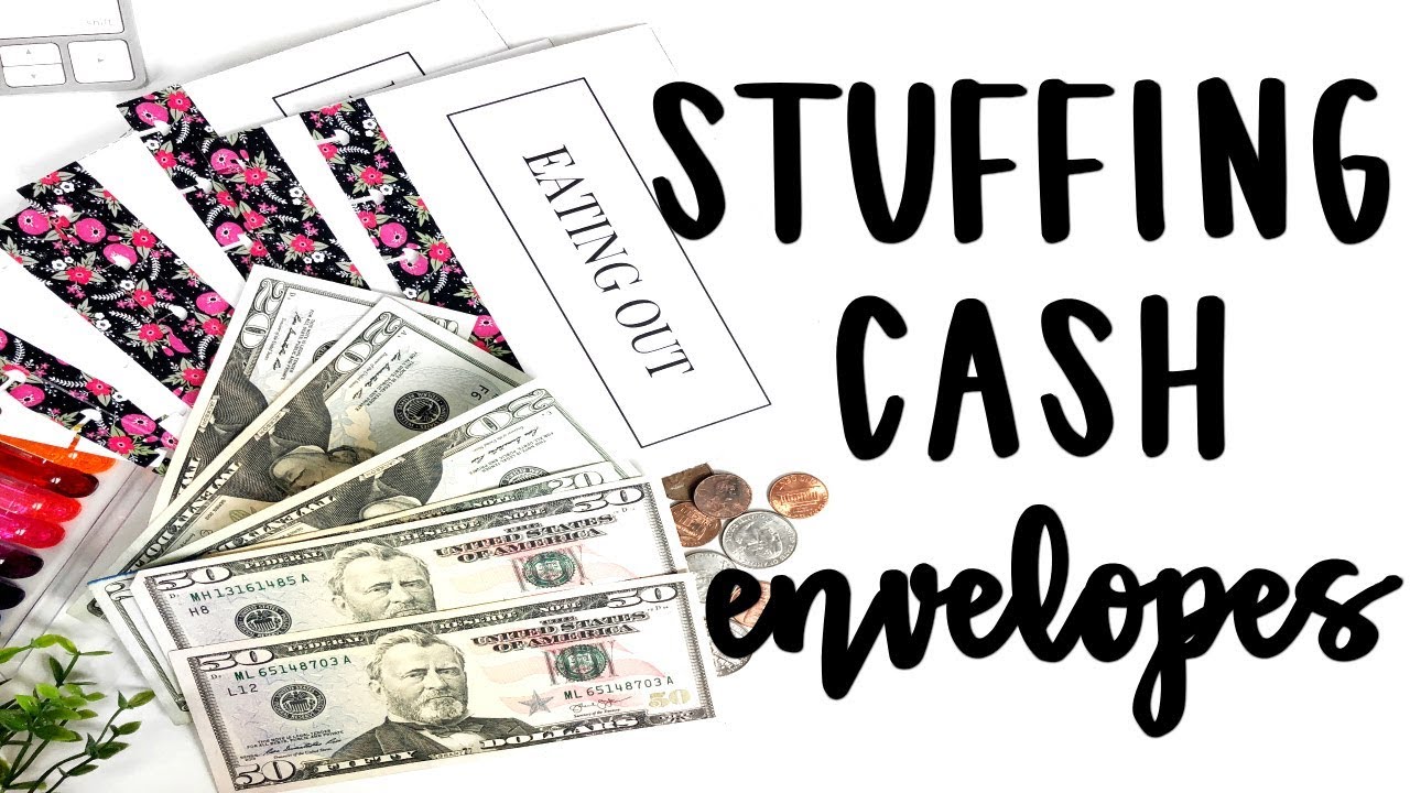 Stuffing Cash Envelopes - May Paycheck #1| E.Michelle