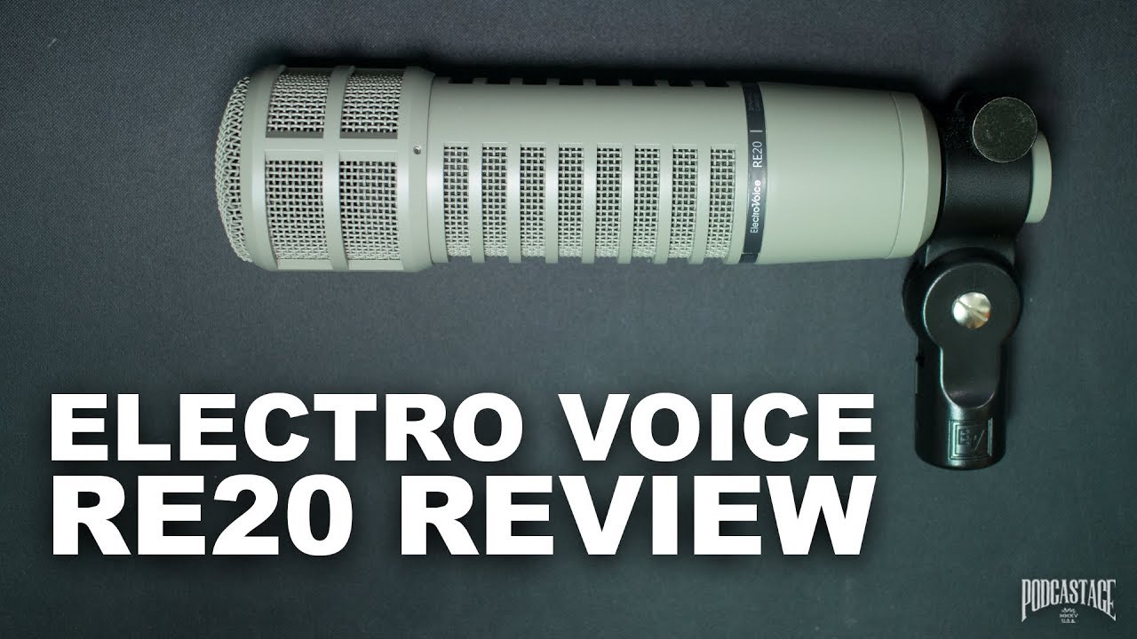 Electro Voice RE-20 Broadcast Dynamic Mic Review / Test
