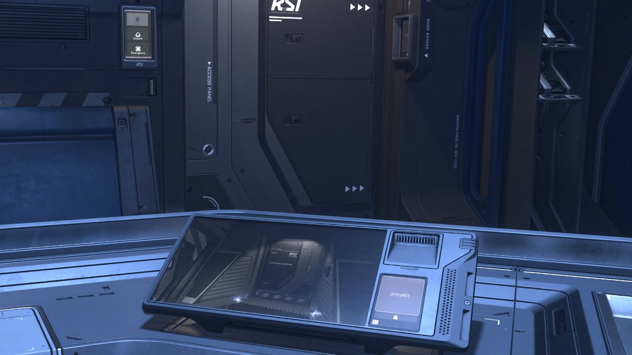 Star Citizen Alpha 4.6.0 PTU/RSI Polaris/Úprava kapitánovi kajuty