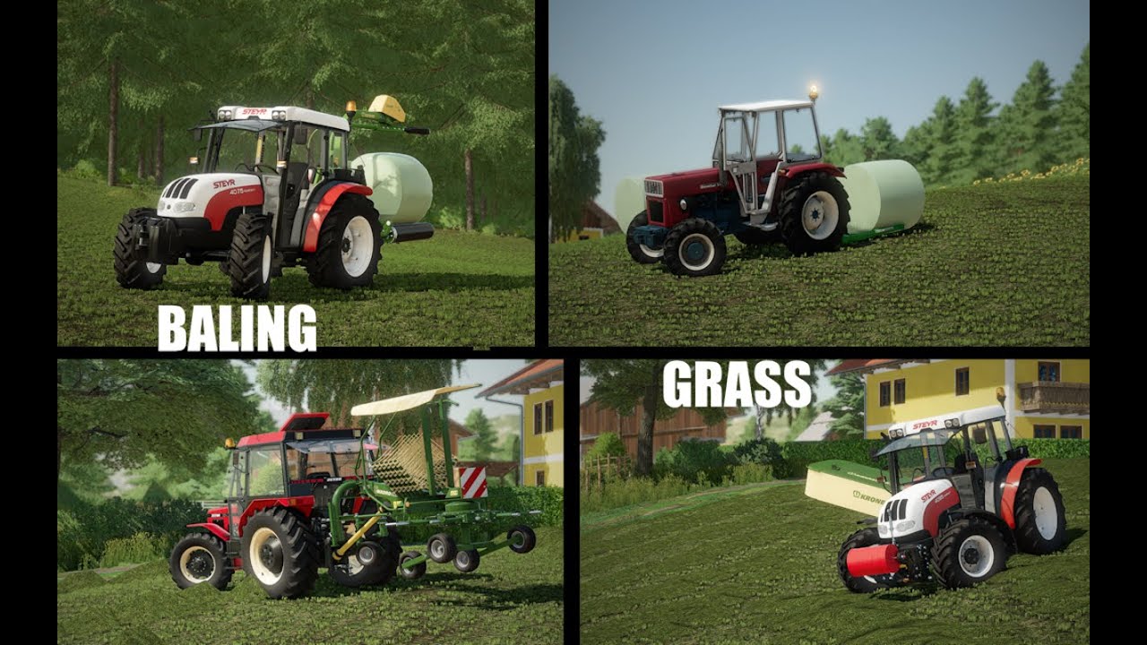|FS22| Baling grass | ZREČE2k24