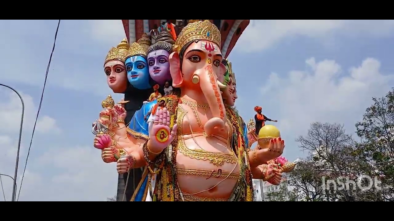 khairthabad Ganesh Shobha Yatra 2024 | Khairthabad Ganesh Nimajjanam 2024 I Hyderabad Ganesh