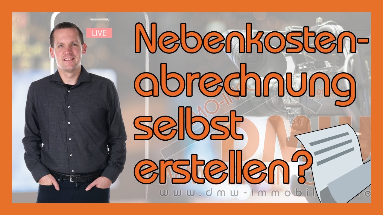 Nebenkostenabrechnung selbst erstellen?! - immo-info #121