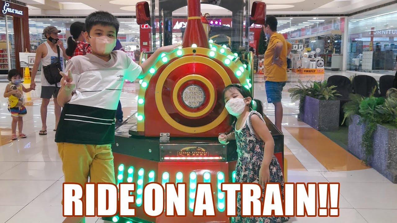Ride on a Train at SM Marikina | Ann G.