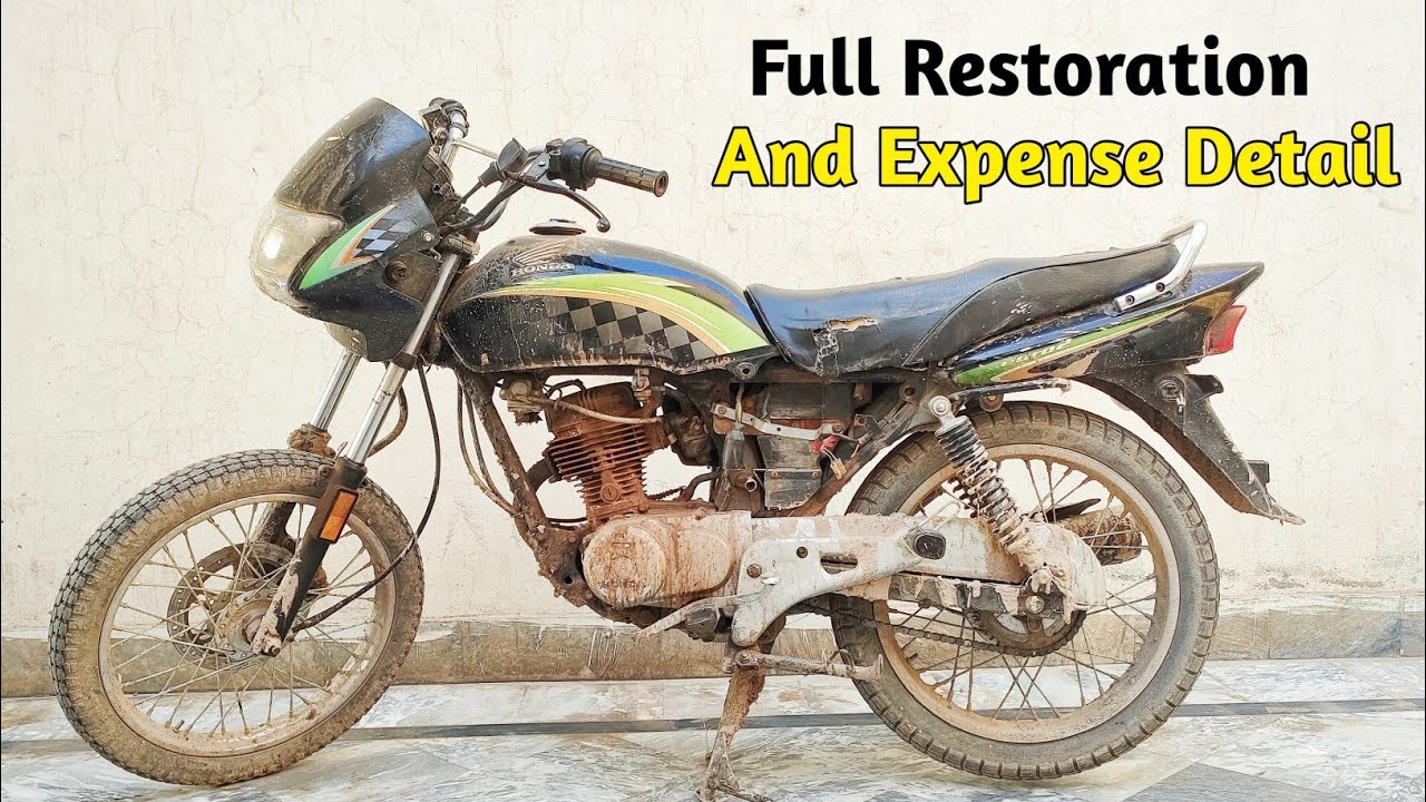 Old Deluxe Bike Full Restoration And Expense Detail