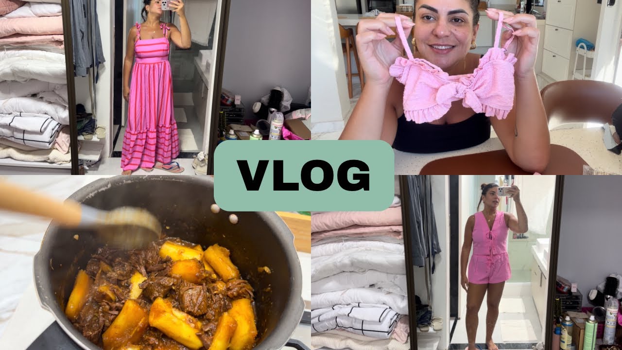 COMPRINHAS | CHEGOU MUITA COISA DA SHEIN | MEIO DECEPCIONA | JANTARZINHO DELÍCIA E FRESQUINHO ❤️