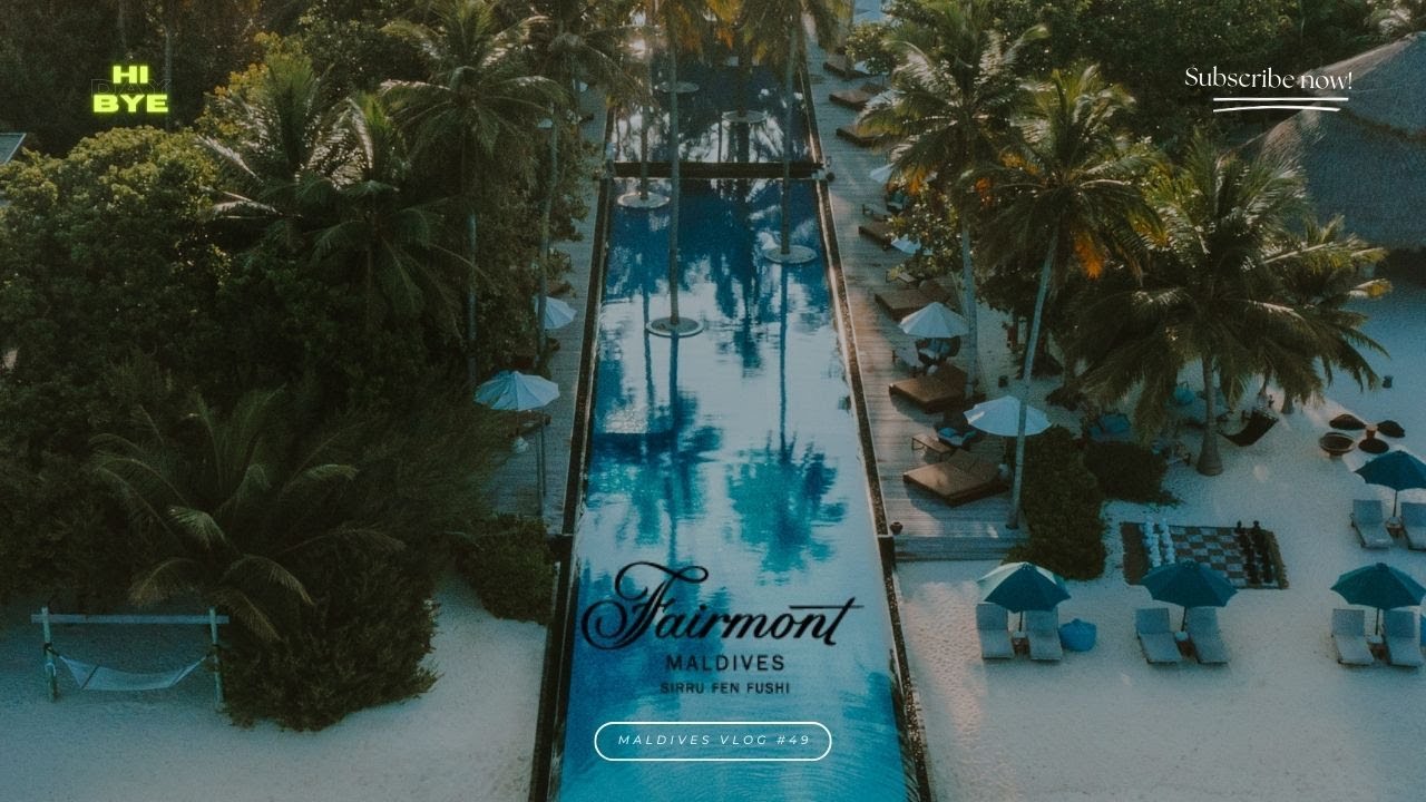 Fairmont Maldives  (MALDIVES VLOG #49]