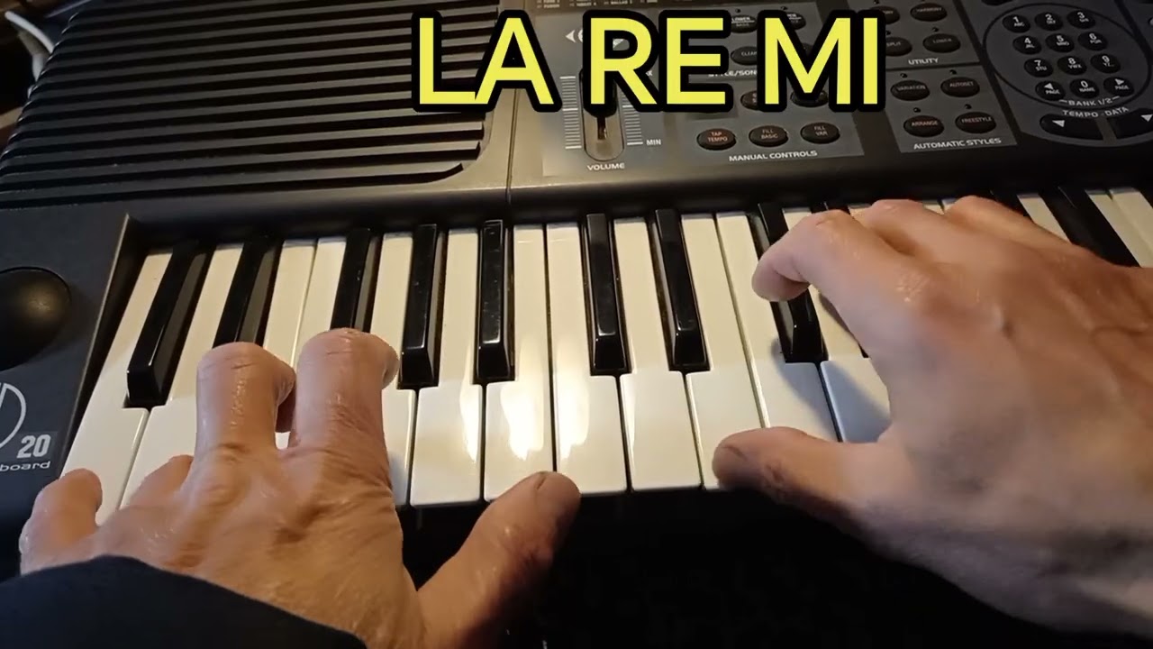 3 accordi al pianoforte al ritmo di rock and roll 