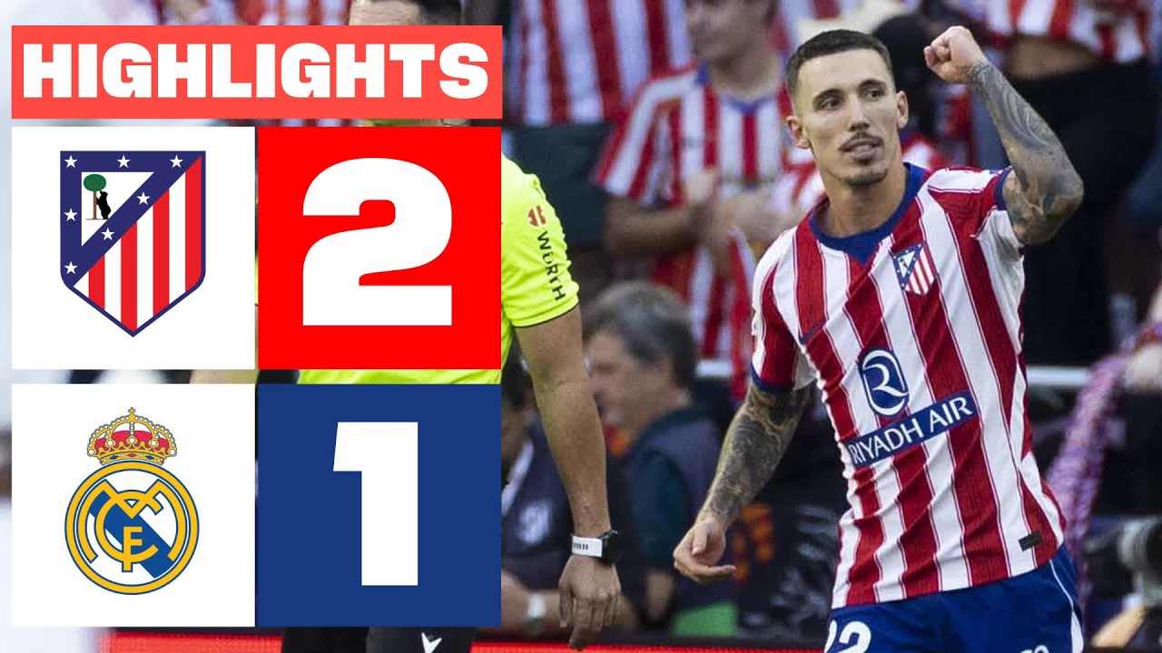 ATL&Eacute;TICO DE MADRID 2 - 1 REAL MADRID | RESUMEN LALIGA EA SPORTS