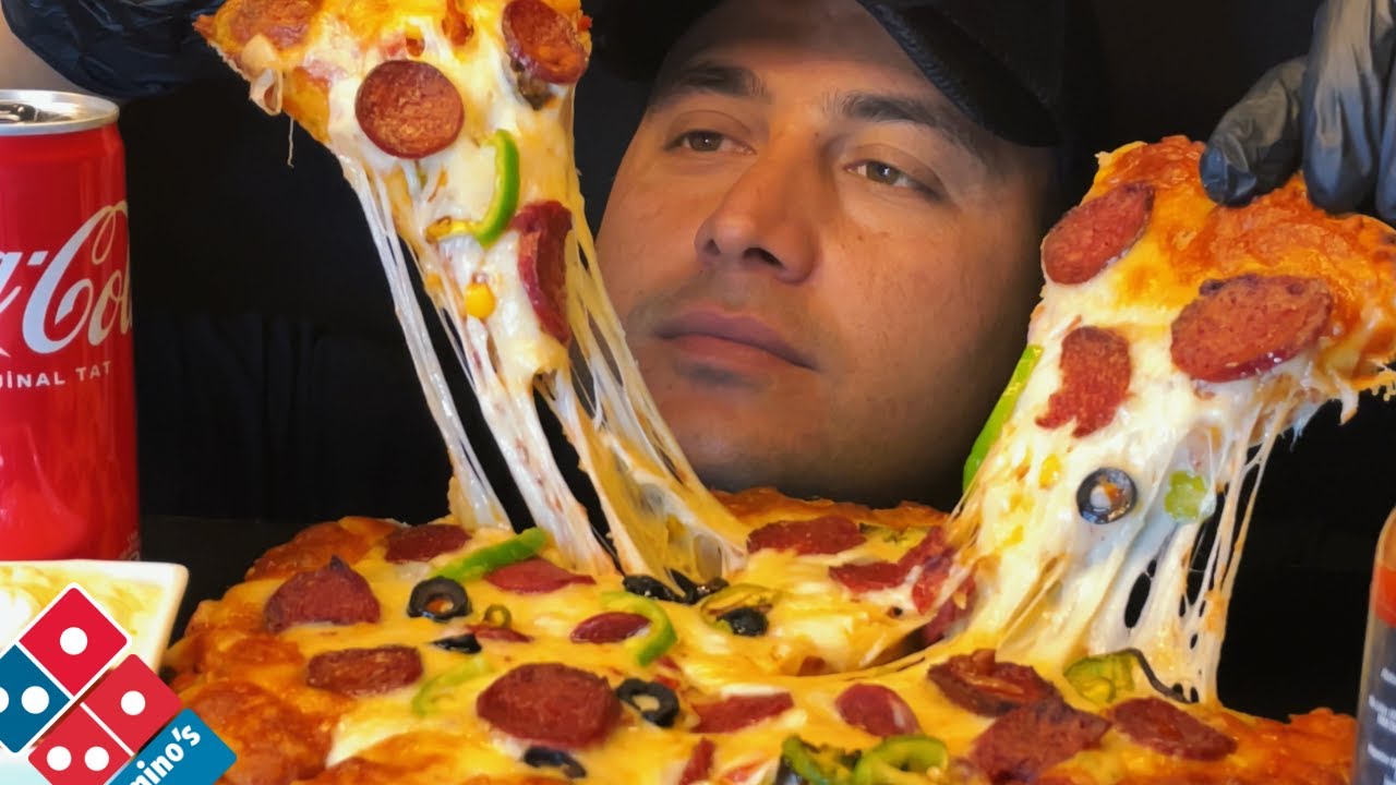 АСМР ЭКСТРА СЫРНАЯ ПИЦЦА ПЕППЕРОНИ И ЗВУКИ ЕДЫ 🍕🍕🍕 *Нет разговоров* 먹방 BAY ASMR