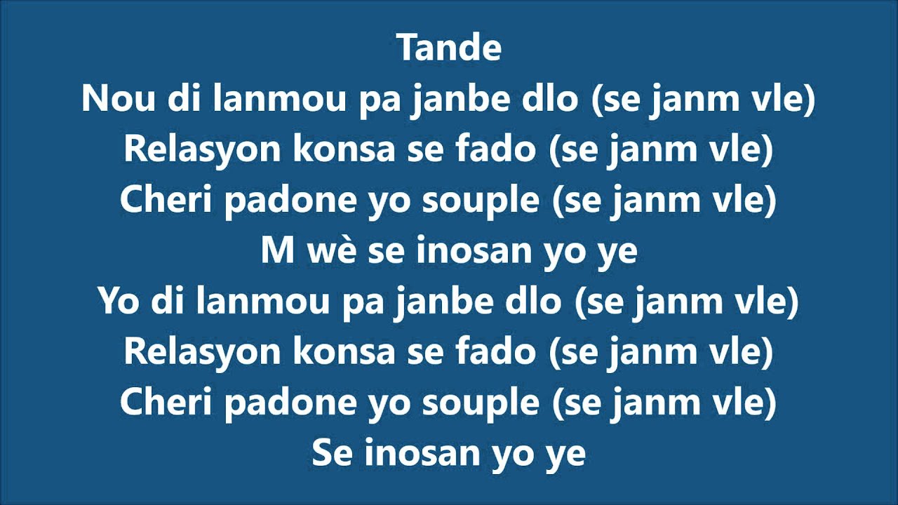 Danre ra lyrics  Olivier Duret