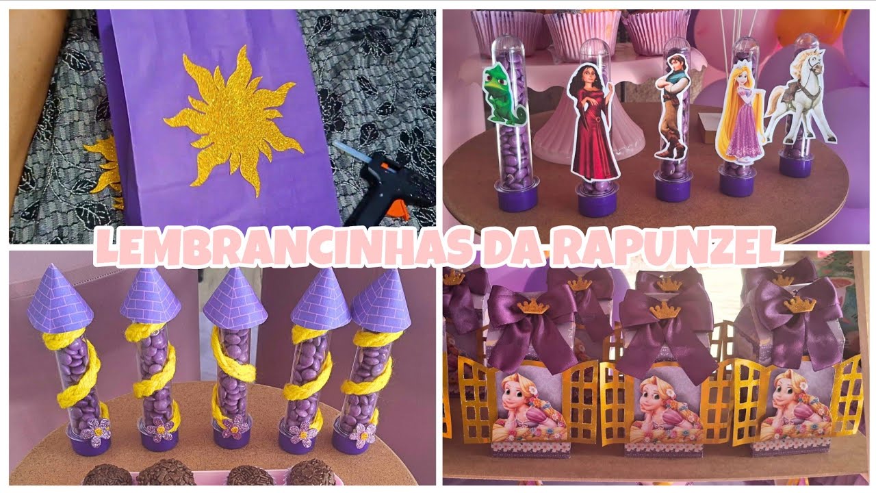 LEMBRANCINHAS DA RAPUNZEL - ENROLADOS | PARTE 1