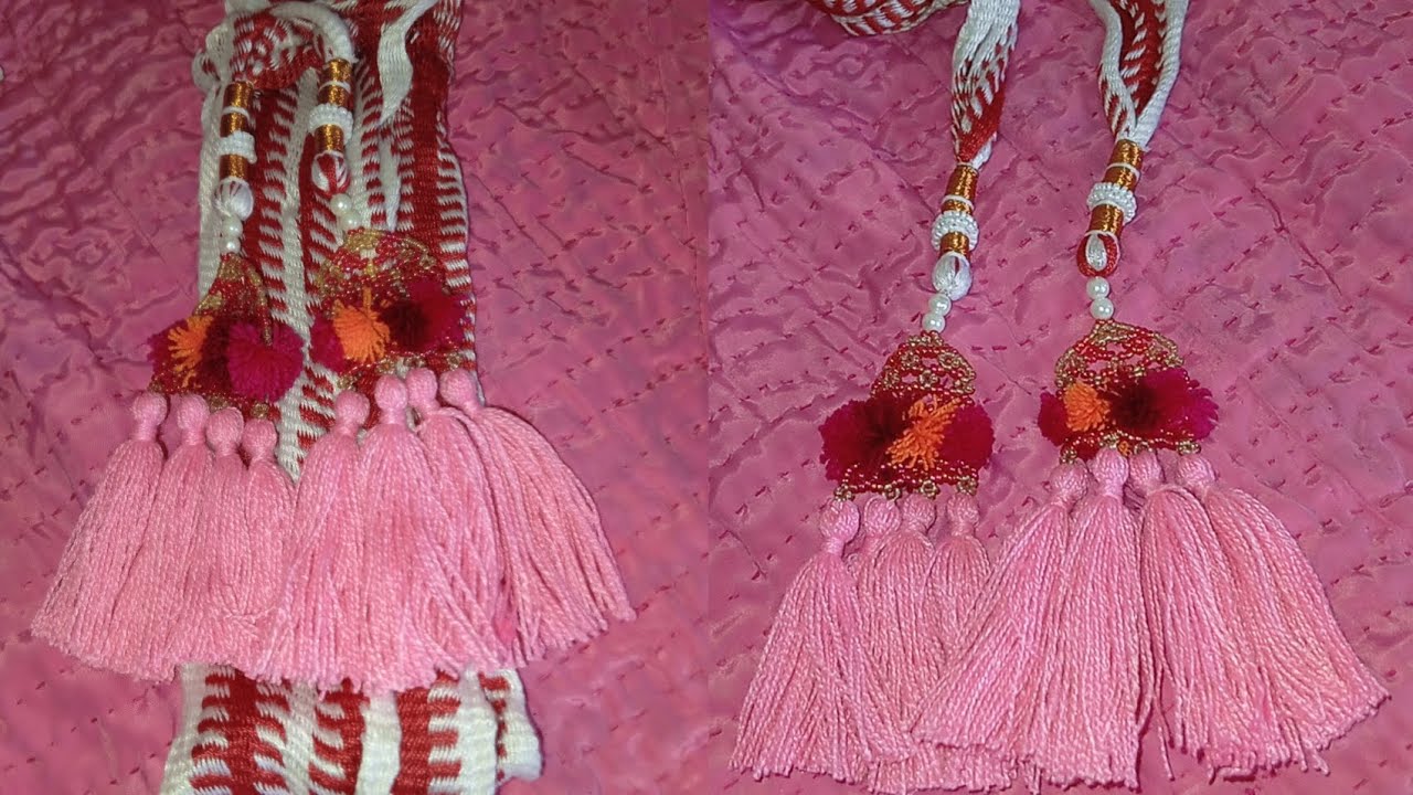 Nala|| How to make sprang|| how to make sprang at home|| Nala|| Azarband|| Handmade beads sprang