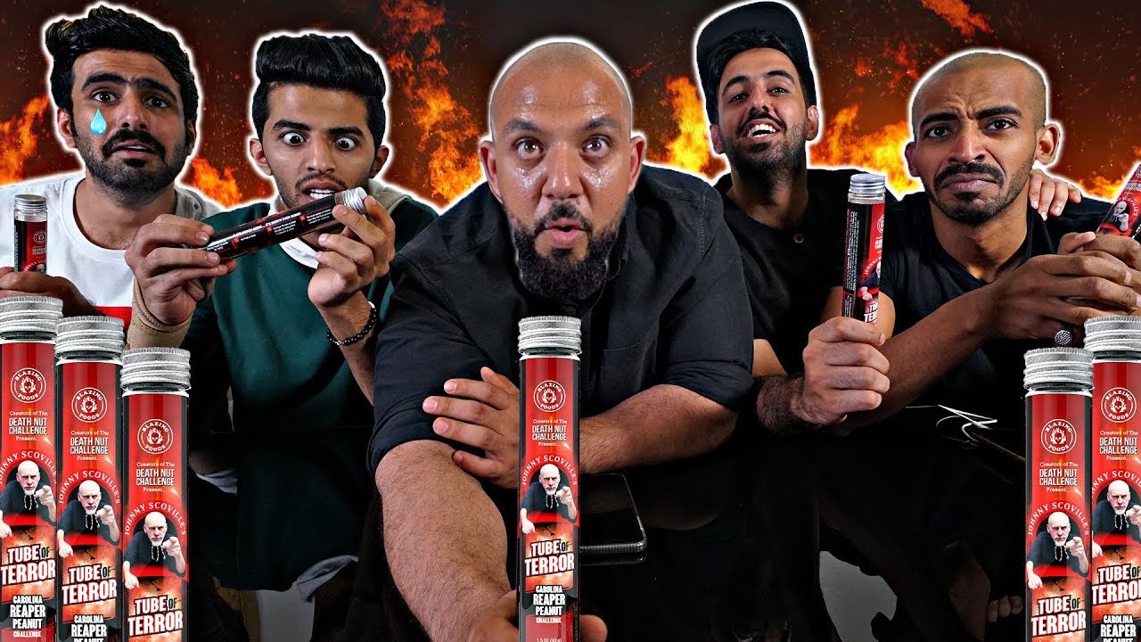 تحدي احر لوز في العالم ١٣ مليون سكوفيل - استسلمنا 🏳🌶 Tube of Terror Challenge