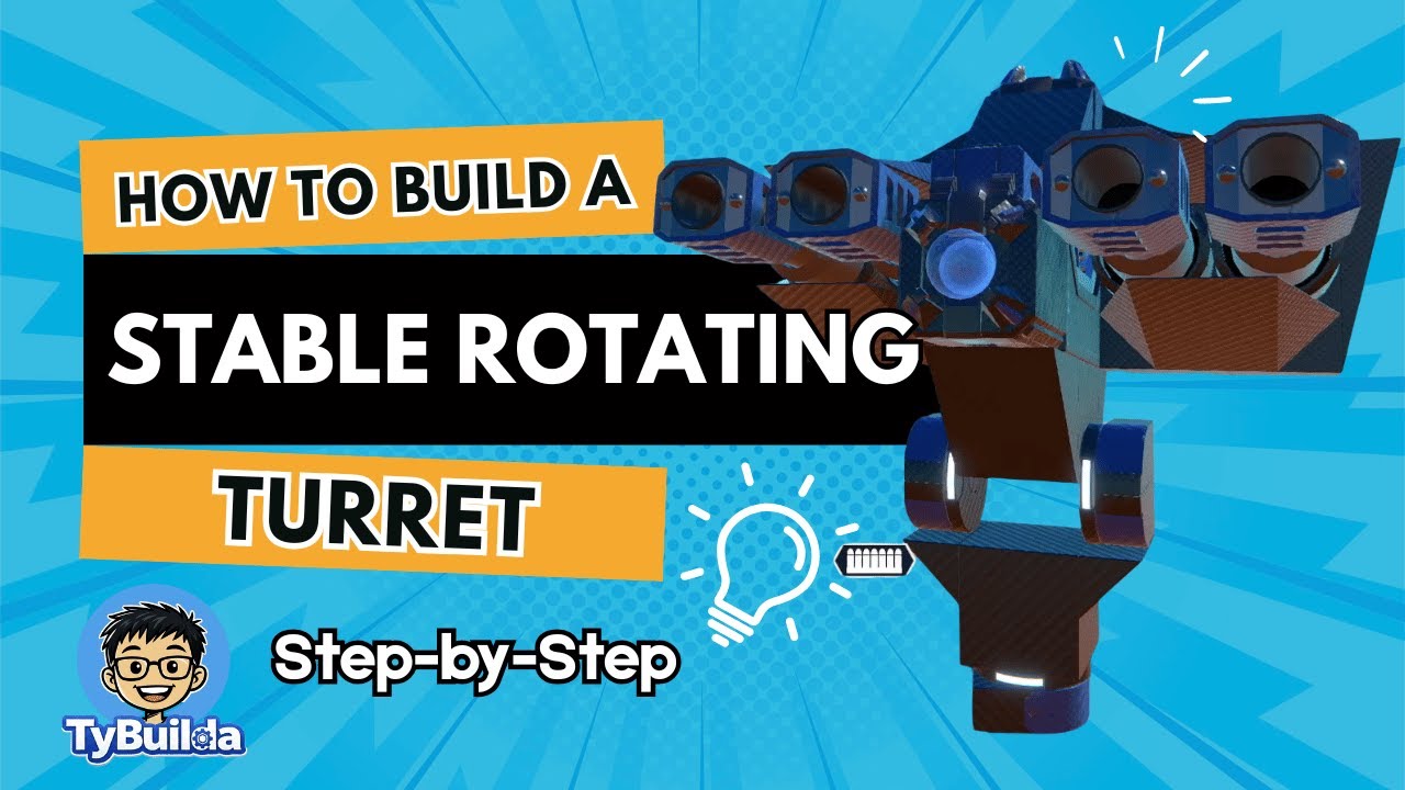 Trailmakers Tutorial - How to build a Turret | TyBuilda