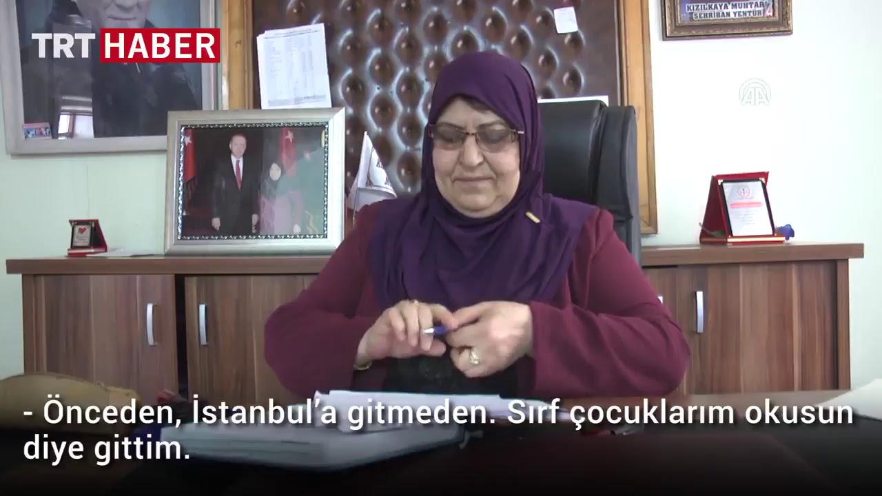Aksaray'ın tek kadın muhtarı Şehriban Yentür