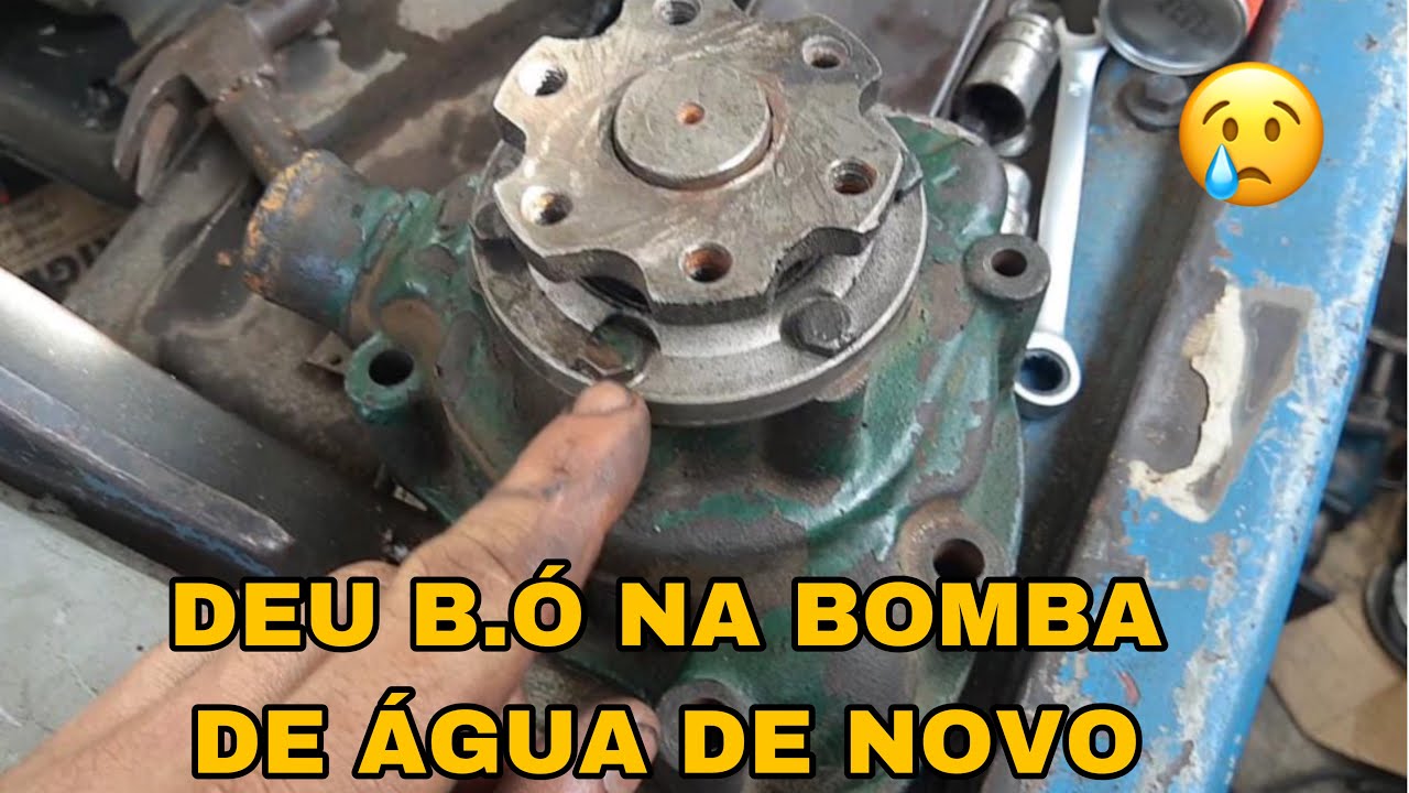 DEU B.Ó NA BOMBA DE ÁGUA DA F4000 DE NOVO