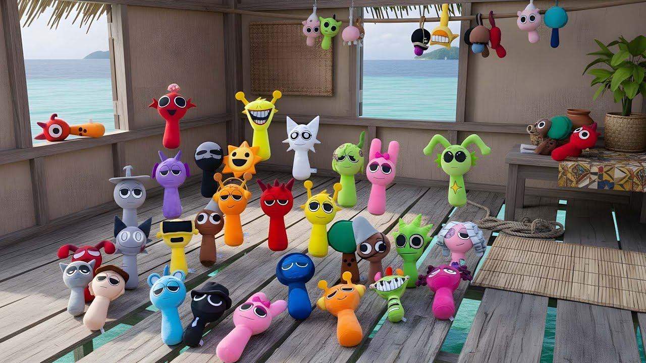 🚨 Sprunki spotted inside a stilt house!
