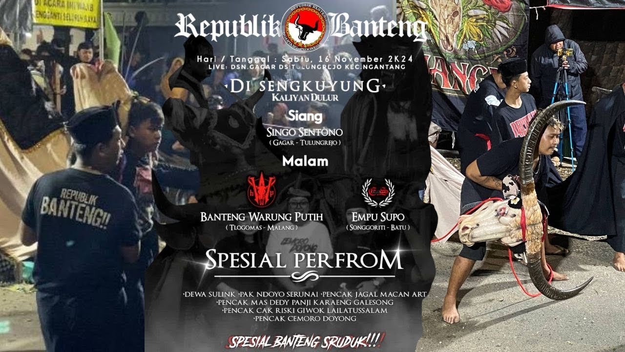PART 4 REPUBLIK BANTENG SRUDUKAN 🔥SPEZIAL KEBO GIMBAL GIMBUL  LIVE GAGAR NGANTANG MALANG