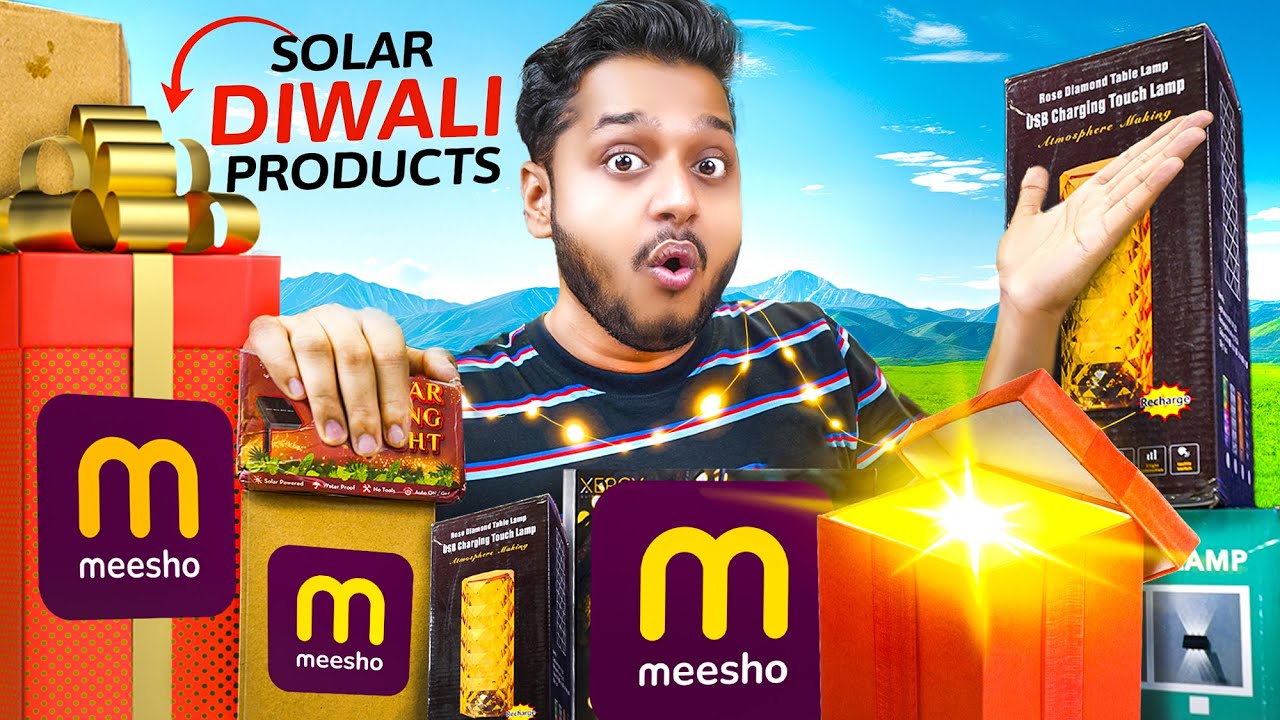 I Bought Crazy Diwali Solar Lights from Meesho