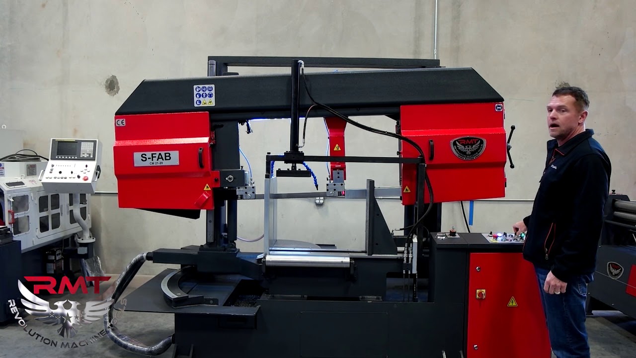 RMT S-FAB CM 21-29 Bandsaw Overview | Semi-Automatic Single Miter Bandsaw