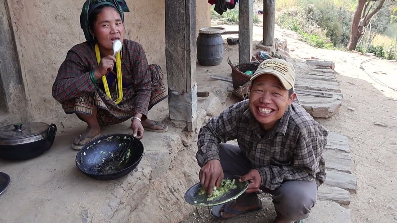 Myvillage offcial videos EP 1481 || Villager  are really happy to get fruits gift from viewers
