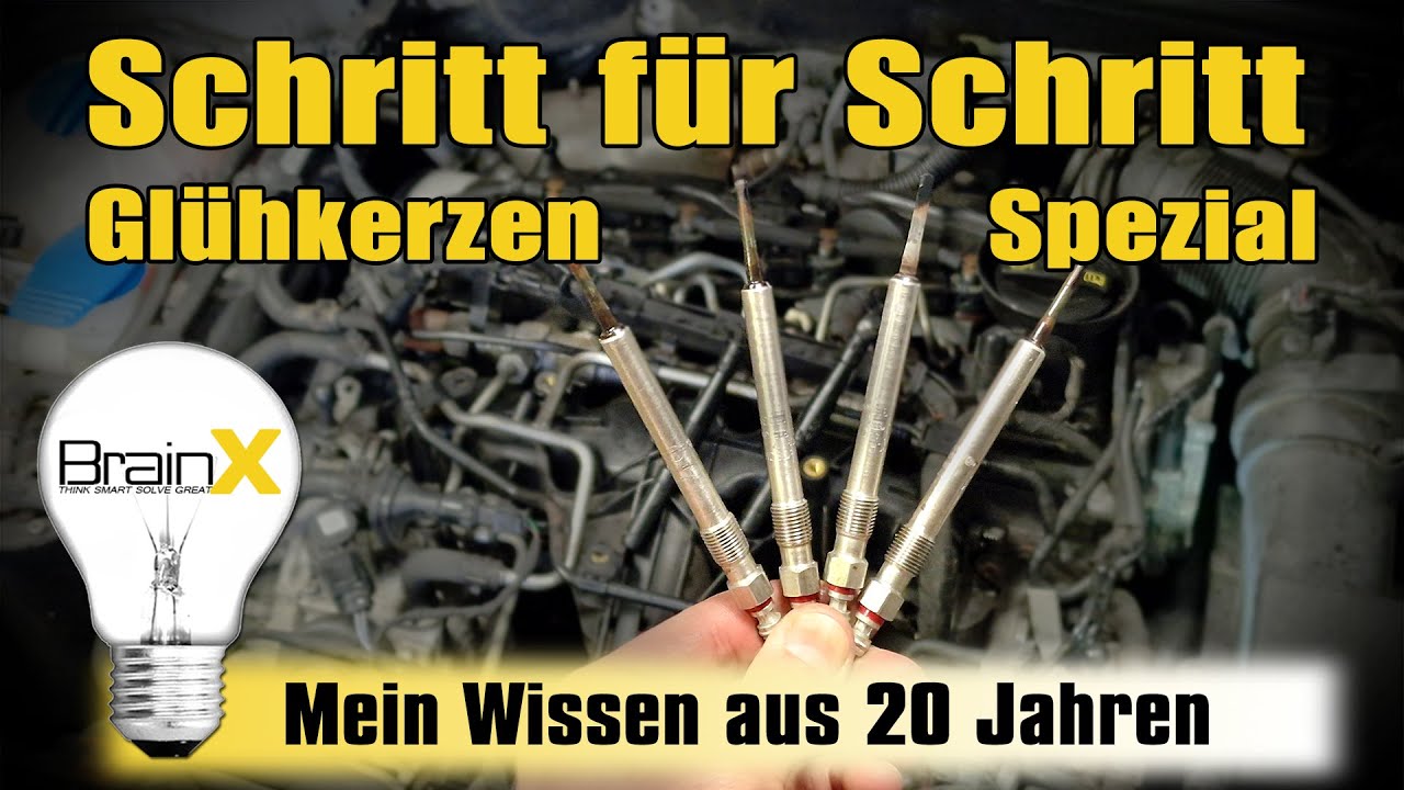 Gl&uuml;hkerzen wechseln ohne Risiko &ndash; Die Methode aus 20 Jahren Praxis! 🚗