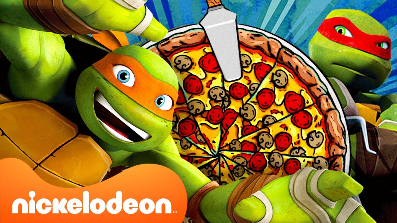 TMNT | Koło fortuny: Najsmaczniejsze i najdziwniejsze chwile Żółwi Ninja przy jedzeniu! 🍕| 50 minut