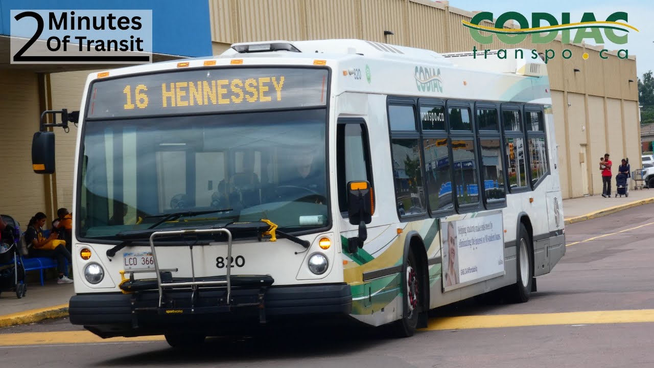 2 Minutes Of Transit | Codiac Transpo Buses At CF Champlain