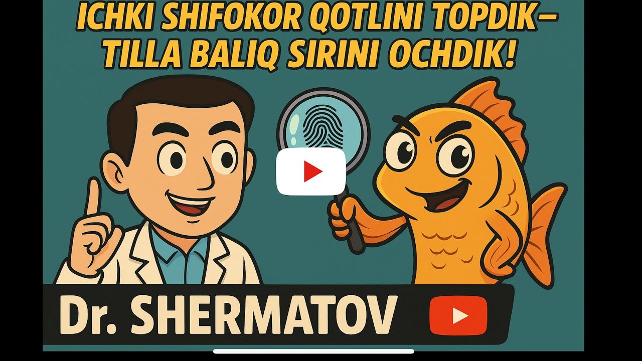 ИЧКИ ШИФОКОР ҚОТИЛИНИ ТОПДИК- ТИЛЛА БАЛИҚ СИРИНИ ОЧДИК.!