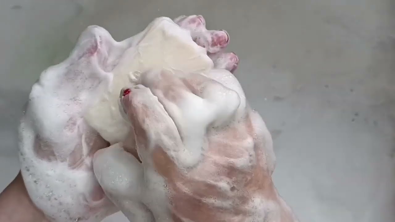 Whispering Soap Foam. Gentle ASMR Lather Sounds (No Talking)#ASMR #SoapFoam
