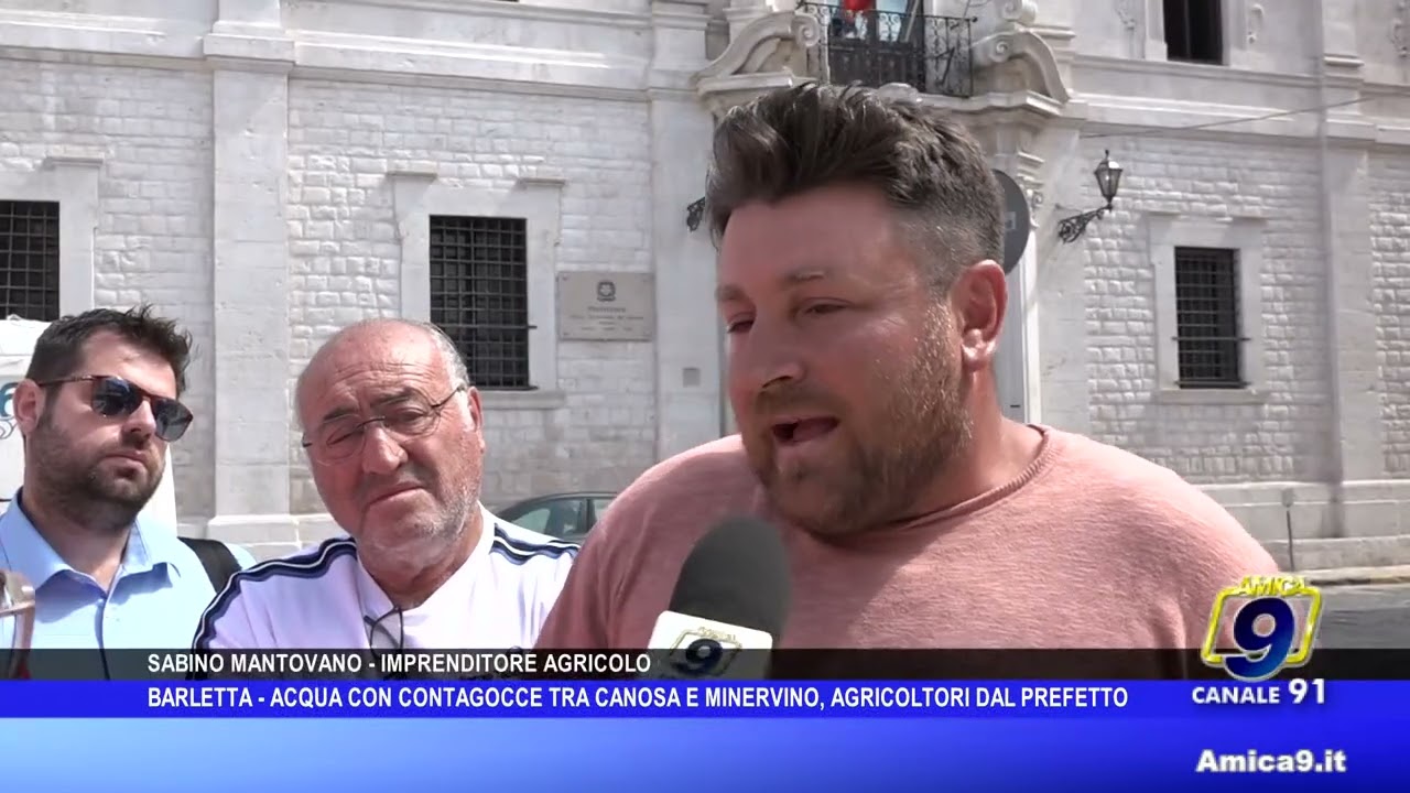 Barletta - Acqua con il contagocce nelle campagne tra Canosa e Minervino, agricoltori dal Prefetto