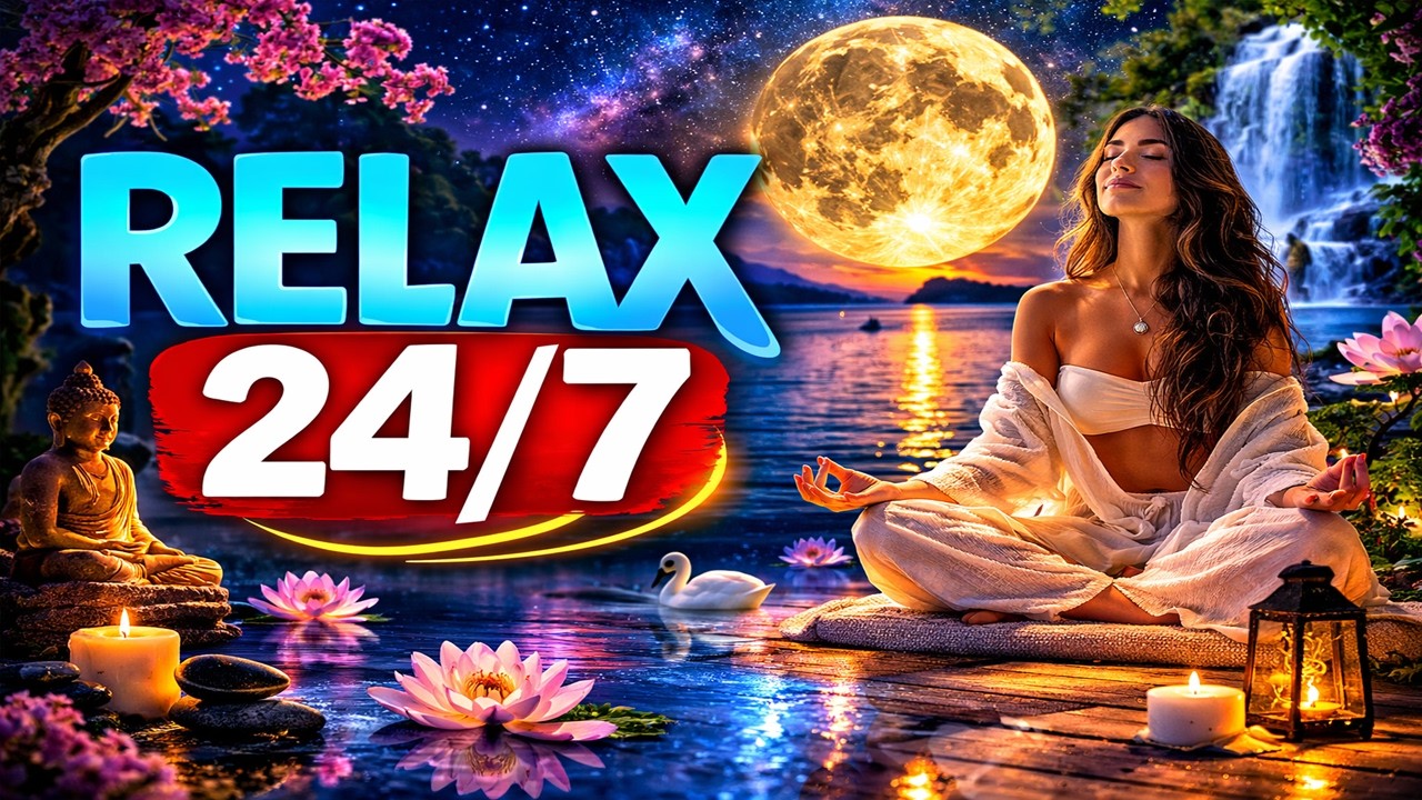🔴 LIVE 24/7 Musica Relax Profonda ✨ Pace Interiore, Sonno Profondo, Meditazione e Benessere