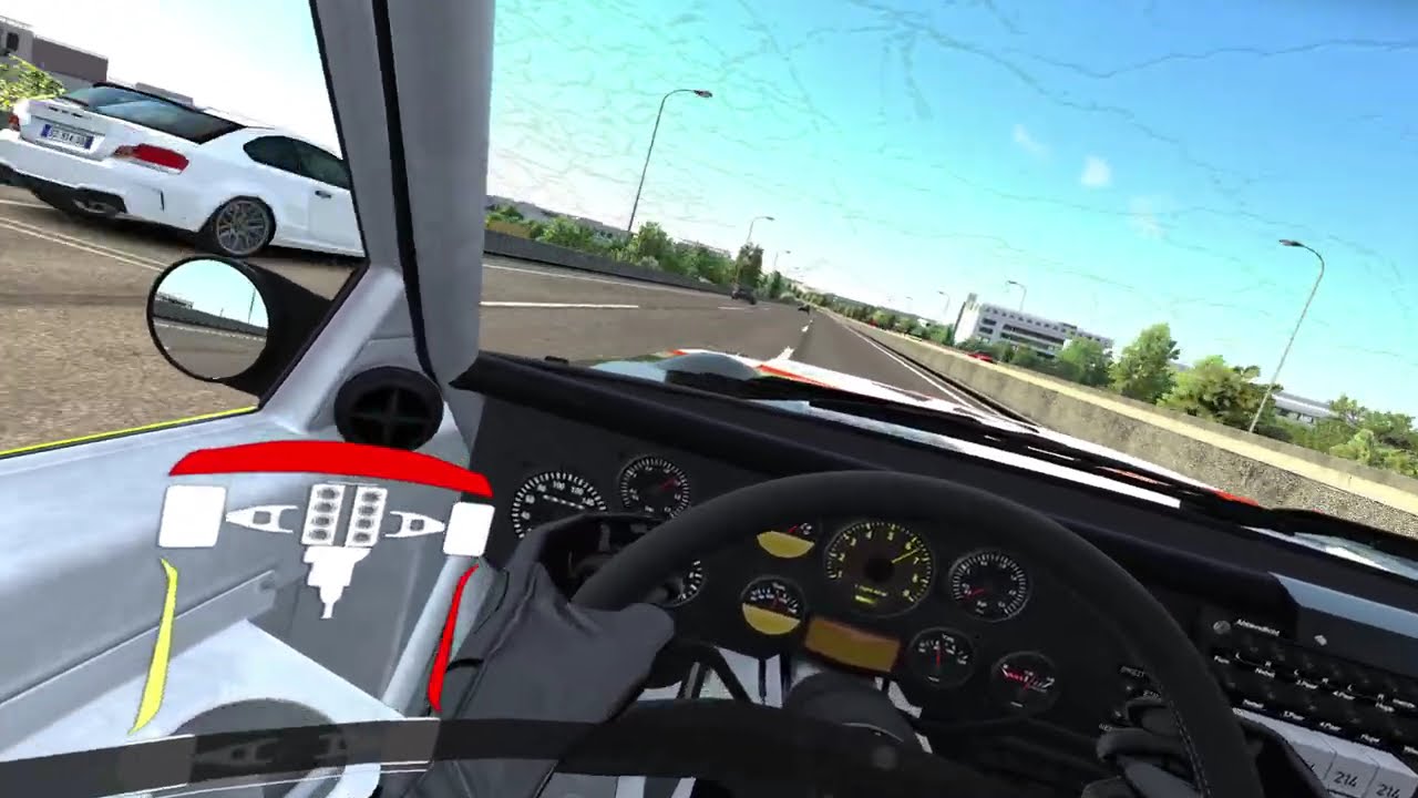 Assetto Corsa VR | 170km Tokyo Highway Traffic Run – Audi Quattro Group B (Tunnel Pull + Crash)