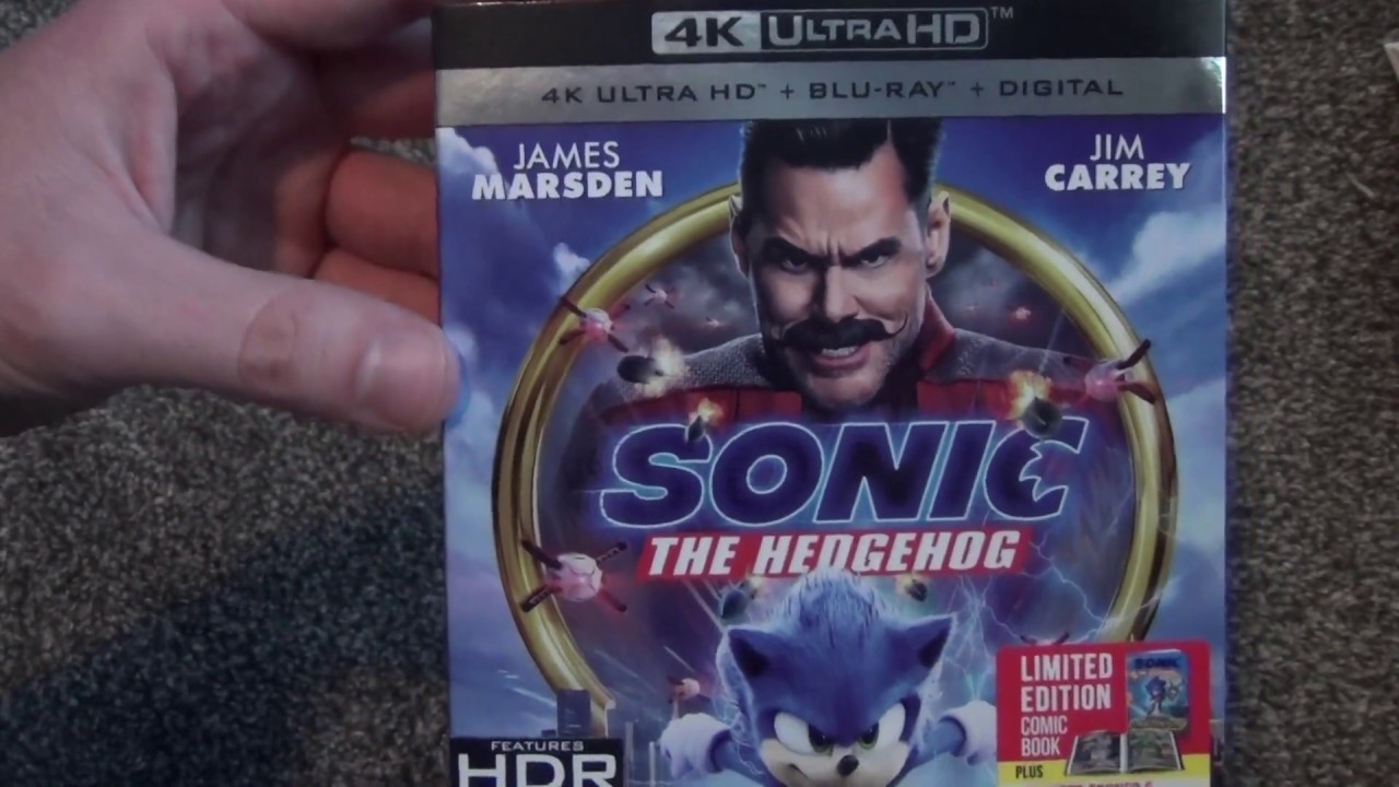 Распаковка Sonic the Hedgehog 4K Ultra HD Blu-Ray