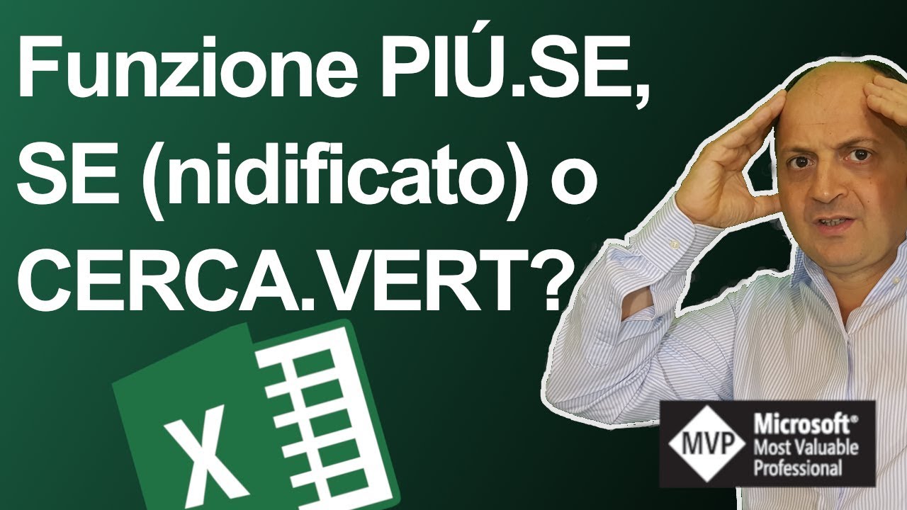 EM132 Confronto tra la nuova funzione PIÚ.SE,  CERCA.VERTICALE e SE (Nidificato)