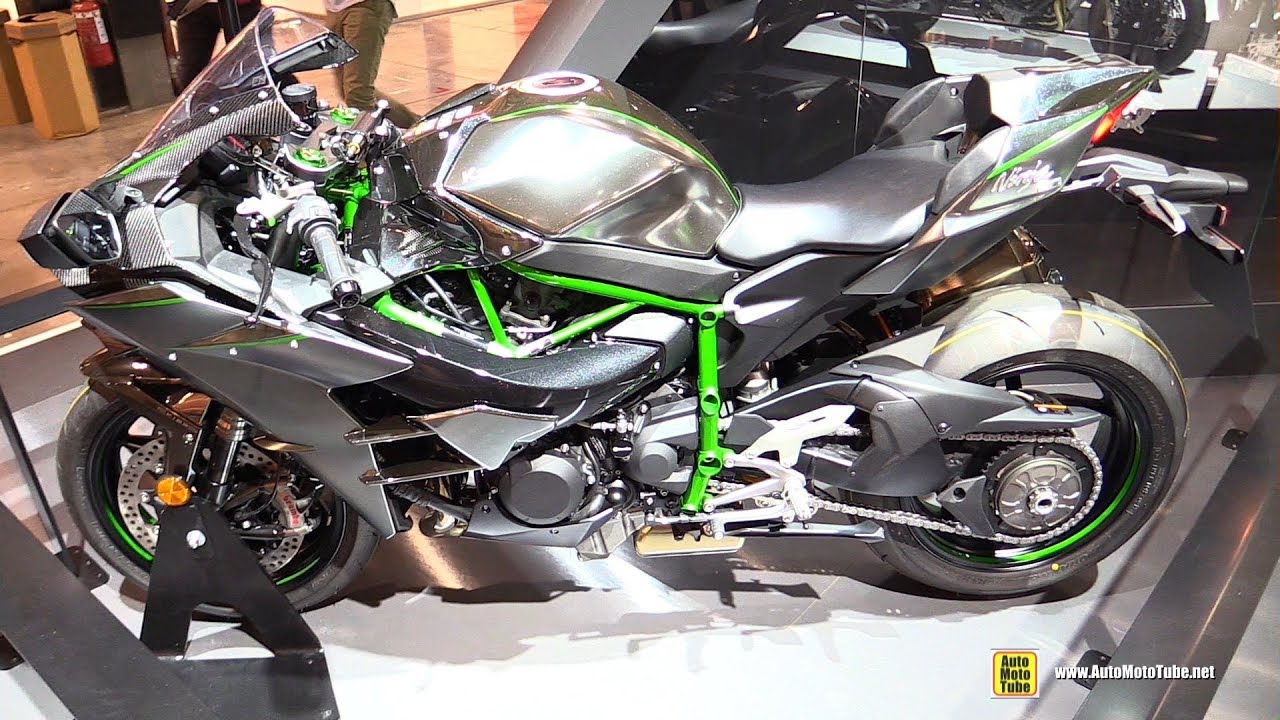 2018 Kawasaki Ninja H2 - Walkaround - 2017 EICMA Milan Motorcycle Exhibition