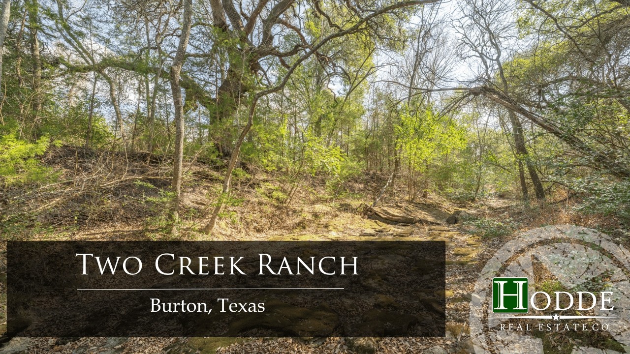 Scenic 103 Acre Ranch Up for Grabs in Burton Texas! Hodde Real Estate Co