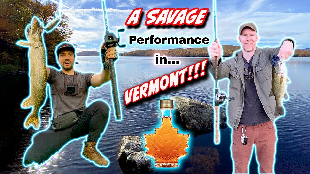 Fall Fishing in VT - Northern Pike Eats a DRT TK, Sucker Chokes a Deps Evoke 3.0, Steve's 1st Bass!