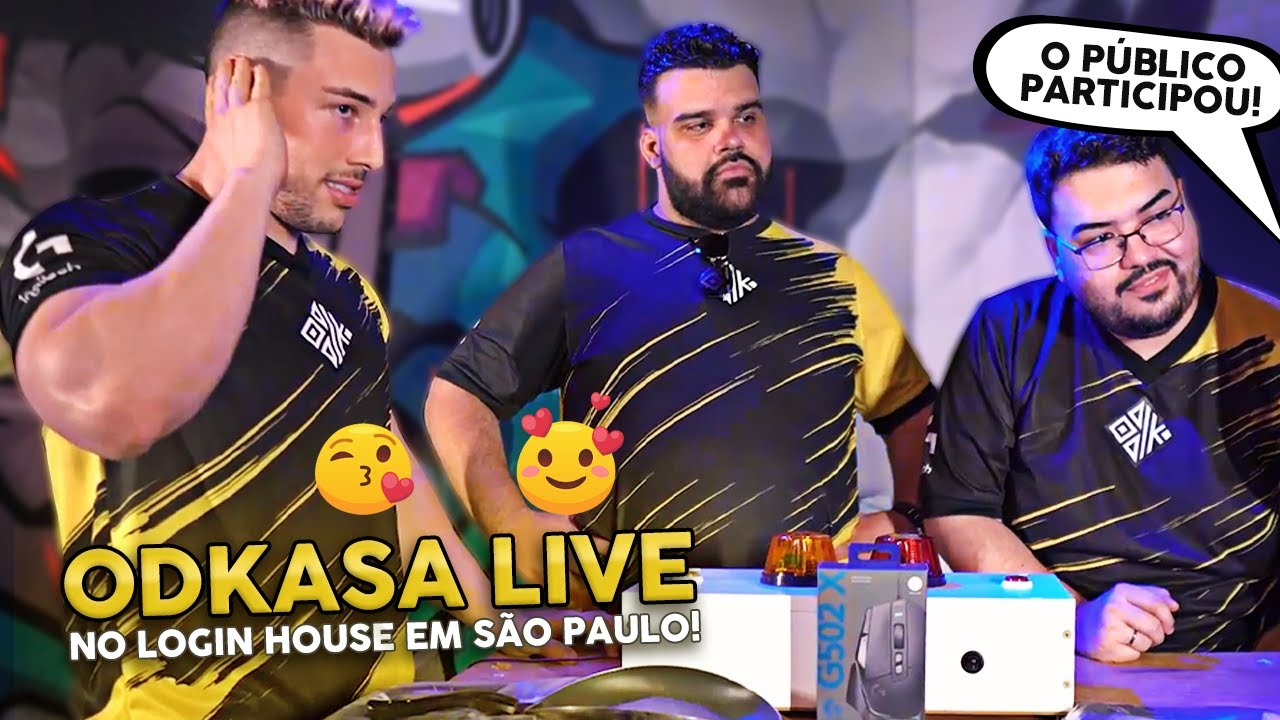TCK E BELKY SE BEIJARAM no ODKASA LIVE! | ODK XP direto do Login House!