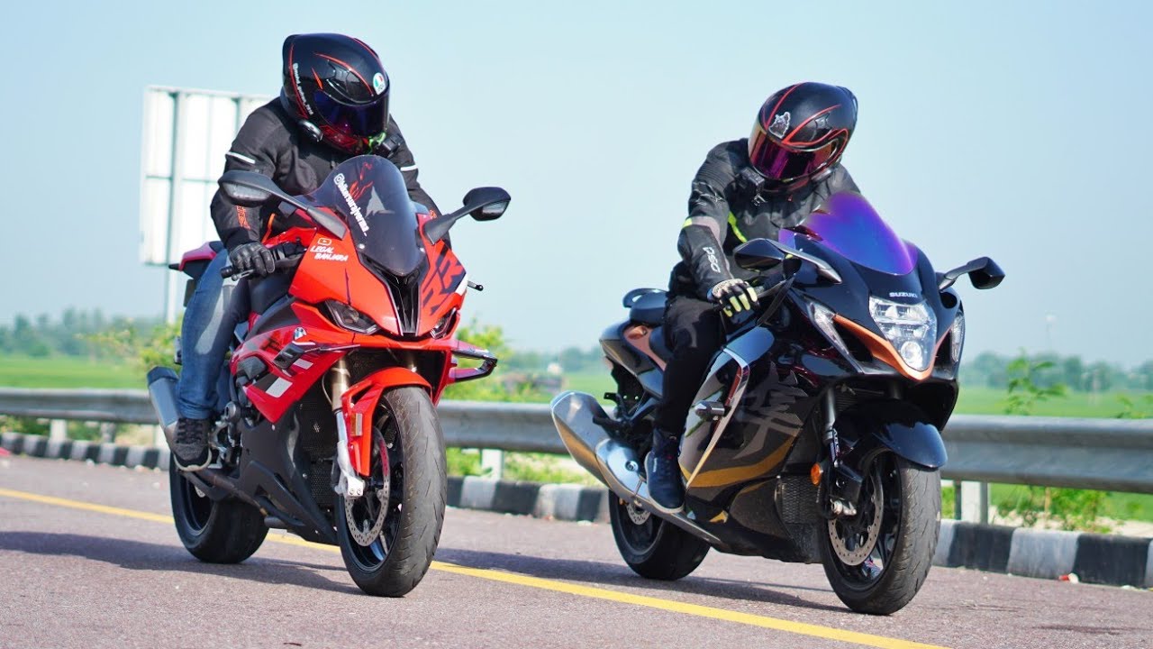 Suzuki Hayabusa 3rd Gen Vs 2023 BMW S1000RR | Isne to Kahke Leli😂