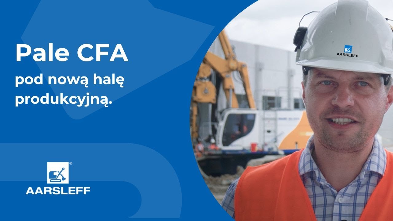 Wykonaliśmy pale CFA pod nową halę produkcyjną dla naszego Klienta.