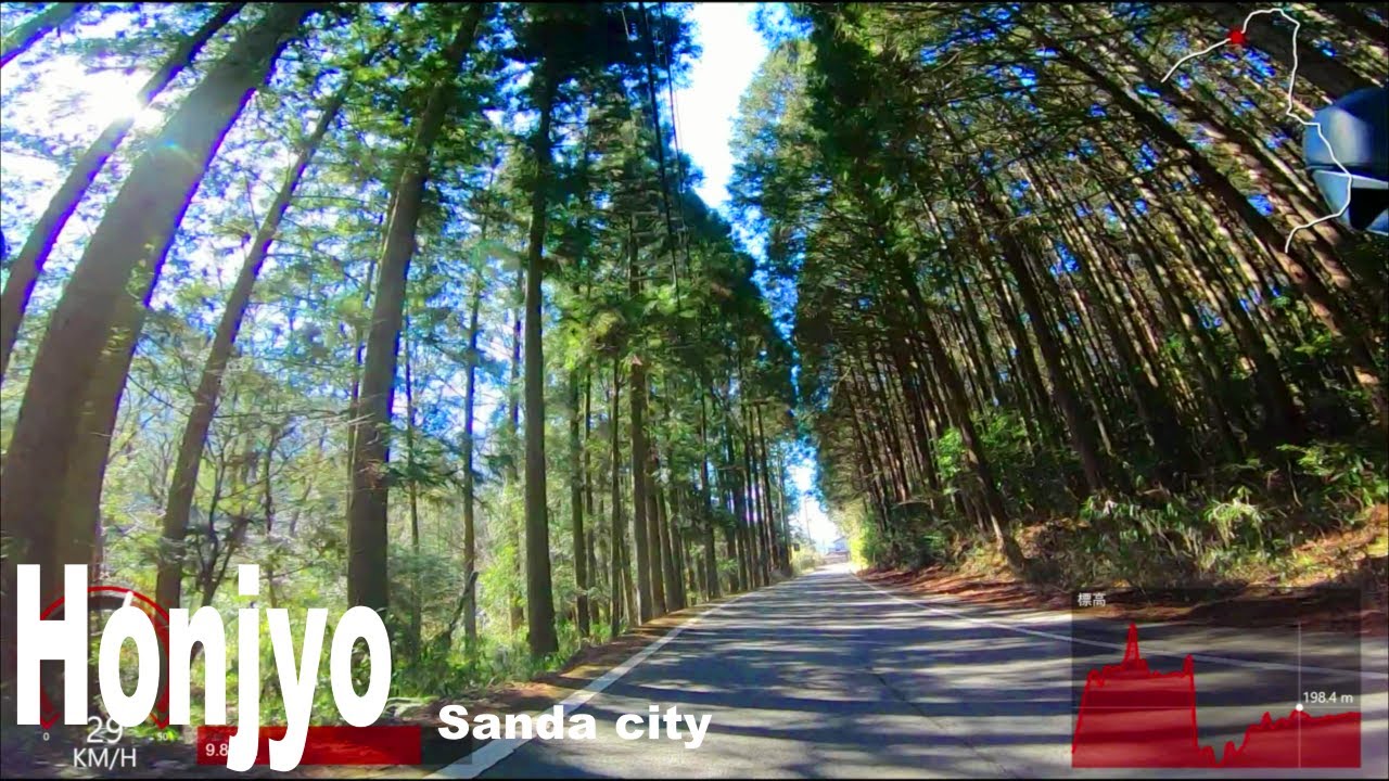 🚴🎵25min exercise bike & stationary bike workout scenery Video in Japan🚴Honjyo area
