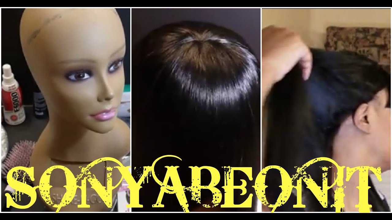 No More Headaches Customized Cut Out Ears Wig | E6000 Glue