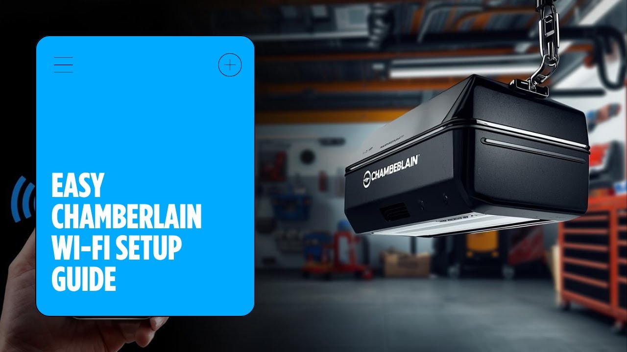 Как настроить Wi-Fi на приводе гаражных ворот Chamberlain (пошаговая инструкция)
