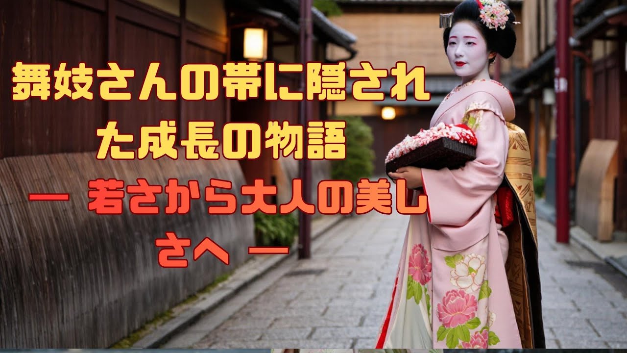 🌸舞妓さんの帯に隠された成長の物語― 若さから大人の美しさへ ―＃舞妓＃京都＃京都文化